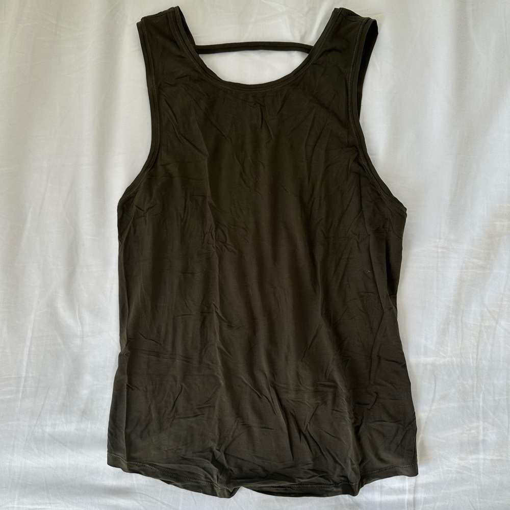 Dark Green LuluLemon Tank Top Size 4